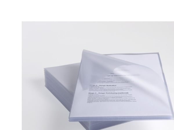 Rexel Anti Slip FoldersClear (25), Polypropylen (PP), Transparent, 20 ark, 25 styck