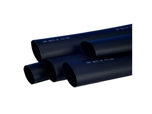 3M TE100002019, Lämpökutisteputki, musta, 100 cm, 12 cm, 135 °C