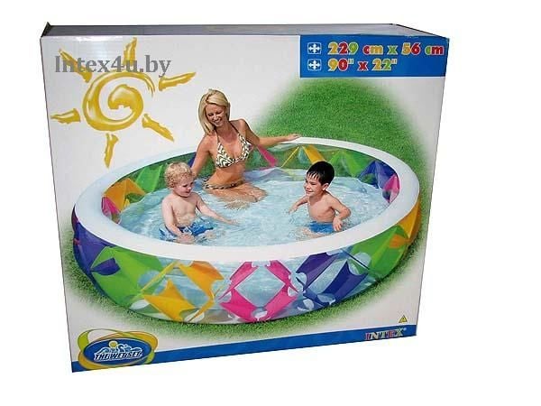 Intex Pinwheel Pool, 772 L, 6 vuosi/vuosia, Pinwheel Pool, Vinyyli, Monivärinen
