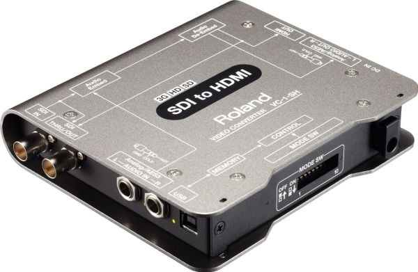 Roland VC-1-SH, Musta, Harmaa, 1920 x 1080 pikseliä, SDI (BNC), SDI/HDMI, TRS, 9 V