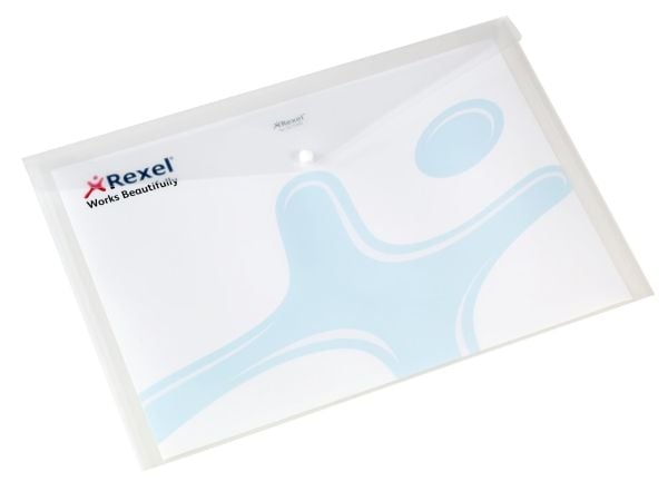 Rexel Activefolder A3 valkoinen 2x(5) - Polypropeeni (PP) - Läpikuultava - Valkoinen - A3 - Kiina - 0.15 mm - 458 mm (16131WH)