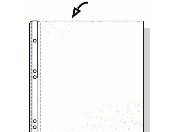 Rexel Economy - Arkbeskytter - for A6 (105 x 148 mm) - blank (en pakke 50)