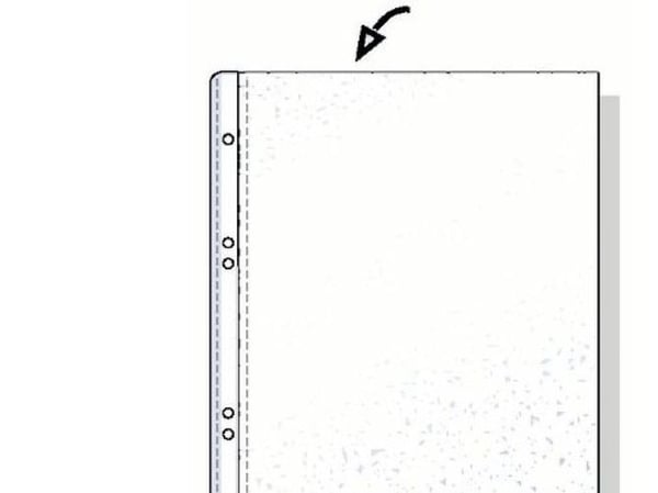 Rexel Economy - Arkbeskytter - for A6 (105 x 148 mm) - blank (en pakke 50)