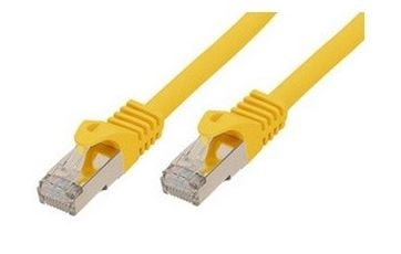 Shiverpeaks BASIC-S - Koblingskabel - RJ-45 (hann) til RJ-45 (hann) - 30 m - SFTP, PiMF - CAT 7 - halogenfri, formstøpt, uten hindringer - gul