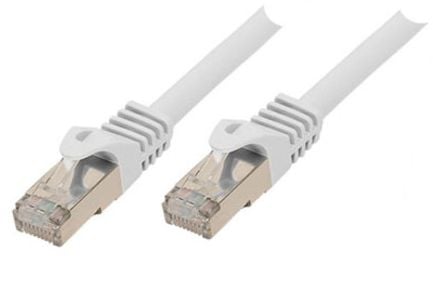 Shiverpeaks BASIC-S - Koblingskabel - RJ-45 (hann) til RJ-45 (hann) - 30 m - SFTP, PiMF - CAT 7 - halogenfri, formstøpt, uten hindringer - hvit