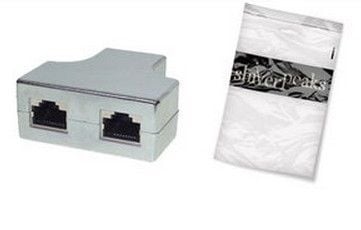 shiverpeaks ?at5e RJ45-2x RJ45, RJ45, 2x RJ45, Harmaa