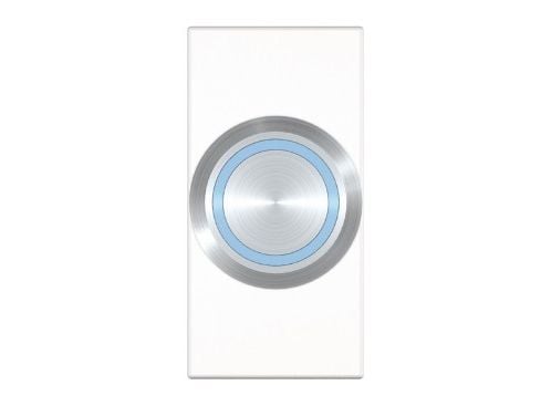 Kindermann 7464000443, 1 modul/-er, Blå, Rostfritt stål, Vit, Plast, Rostfritt stål, 45 mm