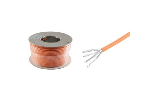 shiverpeaks Kabel / Adapter, 100 m, Cat7, S/FTP (S-STP), Oransje