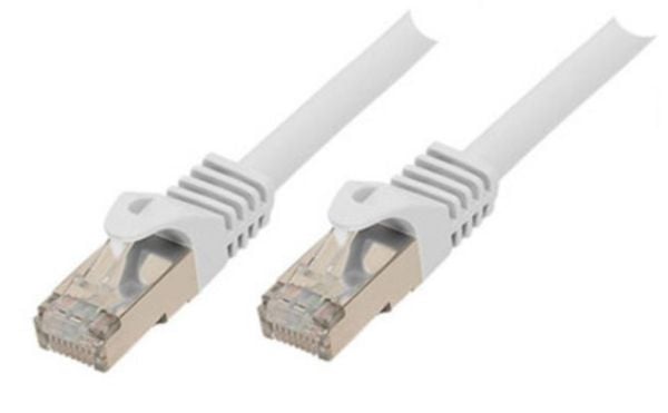 Shiverpeaks BASIC-S - Koblingskabel - RJ-45 (hann) til RJ-45 (hann) - 2 m - SFTP, PiMF - CAT 7 - halogenfri, formstøpt, uten hindringer - hvit