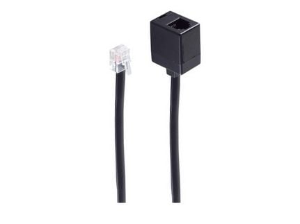 shiverpeaks BS70226-6/6, 6 m, TAE-N, TAE-N, Sort, Hanstik, Hanstik, Hanstik