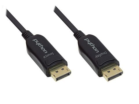 Python GC-M0180, 100 m, DisplayPort, DisplayPort, Hankjønn, Hankjønn, 4096 x 2160 piksler
