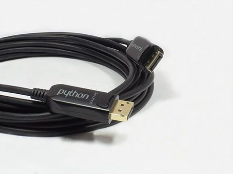 Python GC-M0180, 100 m, DisplayPort, DisplayPort, Hankjønn, Hankjønn, 4096 x 2160 piksler