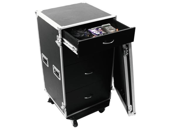 Roadinger 30126432, Transportkasse, Kryssfiner, 64,5 kg, Svart, Sølv