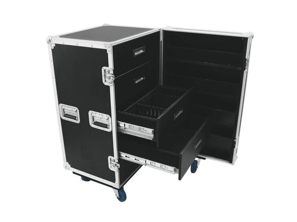 Roadinger 30126428, Transportkasse, Kryssfiner, 59,4 kg, Svart, Sølv