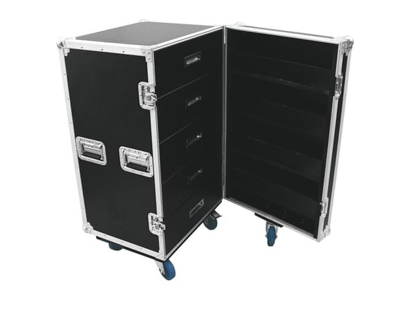 Roadinger 30126428, Transportkasse, Kryssfiner, 59,4 kg, Svart, Sølv