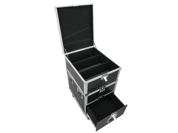 Roadinger 30126430, Transportkasse, Kryssfiner, 38 kg, Svart, Sølv