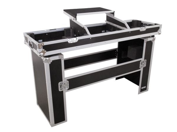 Roadinger 30124208, Hård veske, DJ-bord, Kryssfiner, Sort, Sølv, 1525 mm, 510 mm