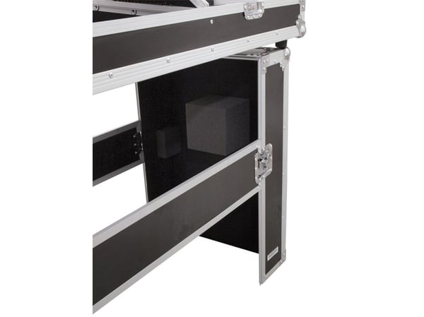 Roadinger 30124208, Hård veske, DJ-bord, Kryssfiner, Sort, Sølv, 1525 mm, 510 mm