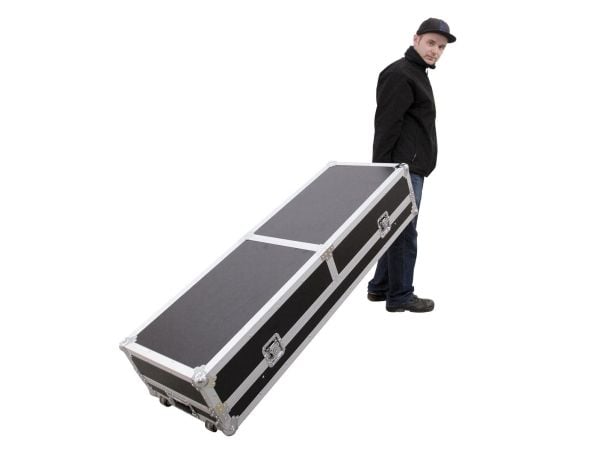 Roadinger 30124208, Hård veske, DJ-bord, Kryssfiner, Sort, Sølv, 1525 mm, 510 mm