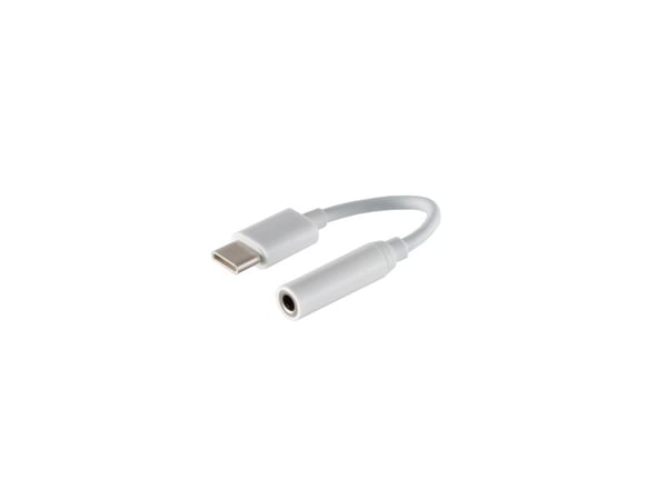 shiverpeaks BASIC-S audiosovitin, C-pistoke - 3,5 mm:n liitin analoginen, Liittimet: USB C-pistoke 3,5 mm:n pistorasiaan, - 1 kpl (BS14-05020)
