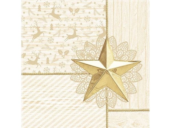 Papstar 87845, Sjampagne, Tørkepapir, Bilde, 54 g/m², 400 mm, 40 cm
