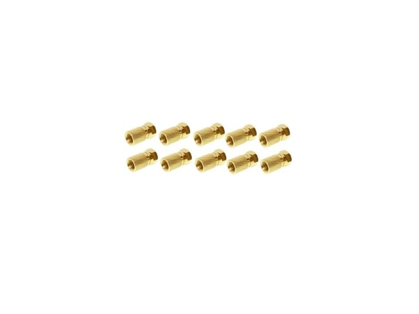 shiverpeaks BS85012-10AG, F-tyyppi, F, uros, 7,5 mm, kultainen, kultainen, kultainen