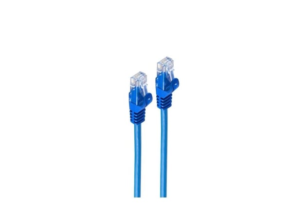shiverpeaks BASIC-S patchkabel Kat. 6A, U/UTP, blå, 25,00 m med Cat.7 råkabel, oppdrag: EIA/TIA 568B, kabelstruktur: - 1 stk (BS08-35101)