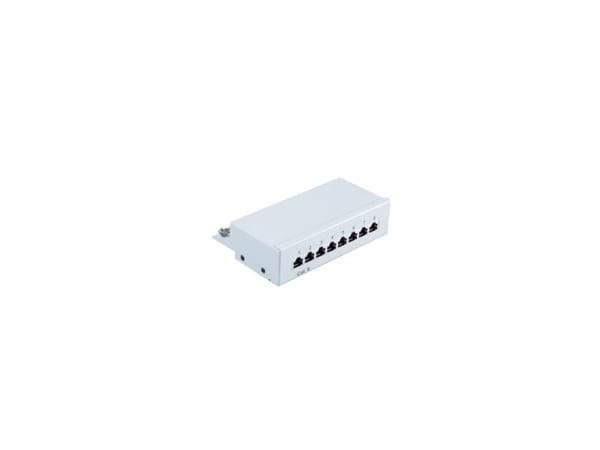 shiverpeaks BS75060, RJ-45, Cat6, Grå, Metall, 1U, 160 mm