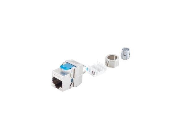 shiverpeaks BS08-45005, Flat, Sølv, RJ-45, Terminal, Hunkjønn, Gull