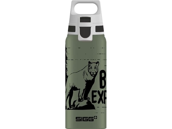 SIGG WMB ONE Brave Mountain Lion, 600 ml, Päivittäinen käyttö, Vihreä, Alumiini, Lapsi, Kuva