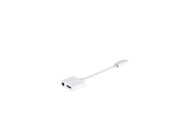 shiverpeaks BS14-05022, Valkoinen, USB C, 3.5mm + USB C, 0,07 m, Uros, Naaras