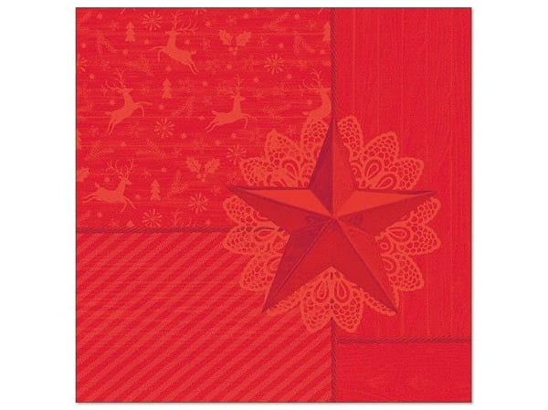 Papstar 87846, Rød, Tørkepapir, Bilde, 54 g/m², 400 mm, 40 cm