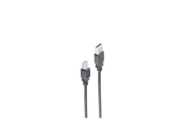 shiverpeaks BS13-23005 USB-kabel 0,25 m USB 2.0 USB A USB B Svart (BS13-23005)