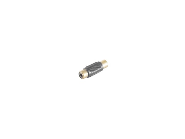 shiverpeaks ®-BASIC-S-adapter, cinch-kobling til cinch-kobling, gullbelagt, svart (BS57040-SG)