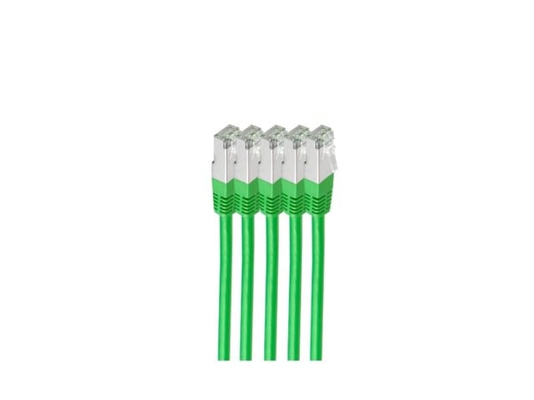 shiverpeaks BS75711-HG-SET5 nettverkskabel grønn 1 m Cat6 S/FTP (S-STP) (BS75711-HG-SET5)