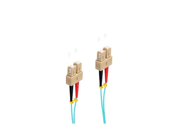 shiverpeaks BS77921/3 fiberoptisk kabel 1 m SC OM3 aqua farge (BS77921/3)