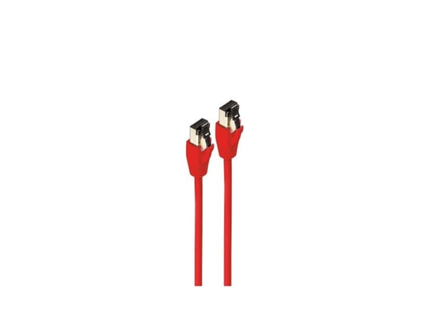 shiverpeaks BASIC-S patchkabel kat. 8.1 F/FTP PIMF LSZH rød 15.0m BS08-41084 - Nettverk - CAT 8 nettverkskabel (BS08-41084)