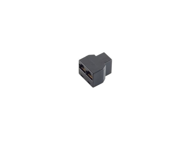 shiverpeaks BS71225-8, 3xRJ-45, musta, naaras/naaras, suora, muovi, kultainen, muovinen