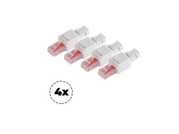 shiverpeaks BS75011-4, RJ-45, Hankjønn, Rett, Cat6, 23/26, Gull
