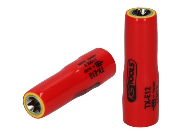 KS Tools 117.2365, Stikkontakt, 3/8", 1 hoder, Kromvanadiumstål, DIN 3120, ISO 1174, IEC 60900, 50 g