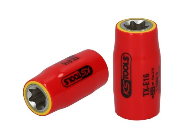 KS Tools 117.2356, Pistorasia, 1/2", 1 pää(t), Kromivanadiini-teräs, DIN 3120, ISO 1174, IEC 60900, 80 g