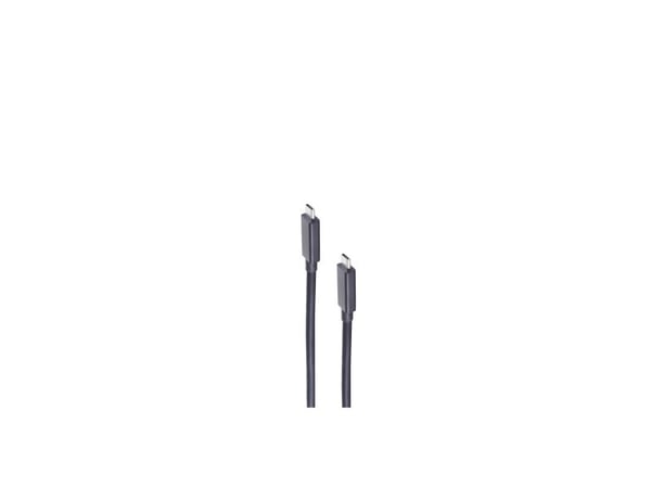 shiverpeaks BS13-65155, 1,5 m, USB C, USB C, USB4 Gen 3x2, 40000 Mbit/s, Musta
