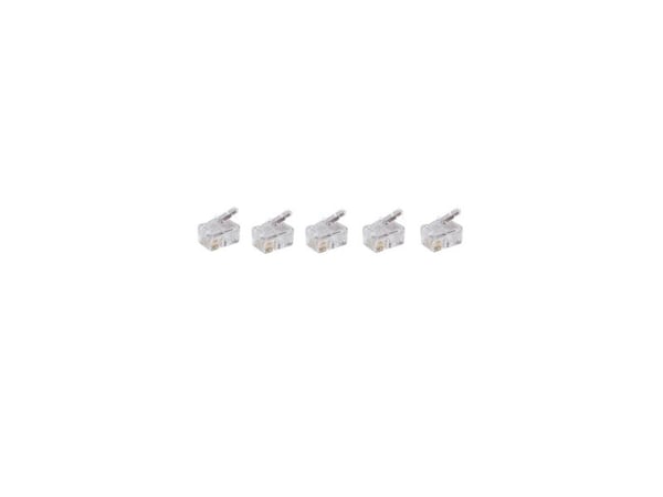 shiverpeaks BS72039-R5, RJ-10, Hankjønn, Rett, Gull, 5 stykker