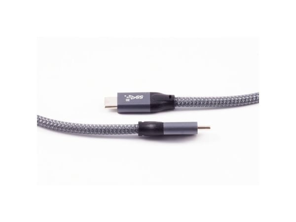 shiverpeaks BS13-47040, 3 m, USB C, USB C, USB 3.2 Gen 2 (3.1 Gen 2), 20 Gbit/sek, Grå