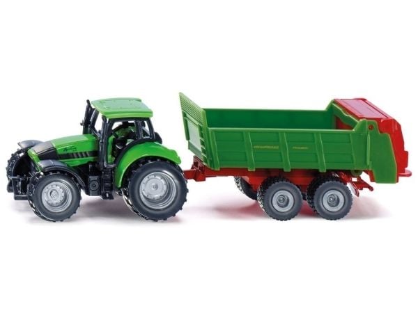 Siku 1673, Traktor, 3 år, Metall, Plast, Sort, Grønn, Rød