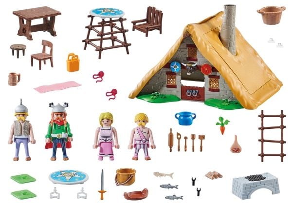 Playmobil Asterix 70932, Asterix: Hut of Vitalstatistix, 5 år, Flerfarget, Plast