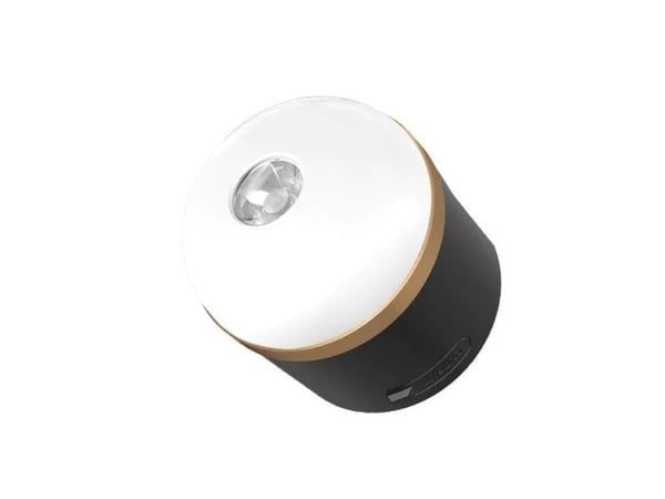 EcoFlow SCLI-B, Batteridrevet campinglykt, Sort, Gull, Hvit, Akrylonitril-butadien-styren (ABS), Termoplastisk gummi (TPR), 2 ben, IP54, 400 lm