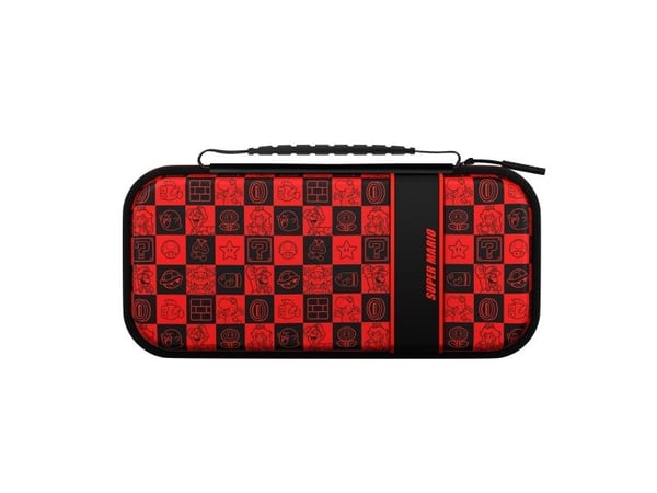 PDP Plus Glow - Eske for spillekonsoll - super icon - Super Mario - for Nintendo Switch, Nintendo Switch Lite, Nintendo Switch OLED