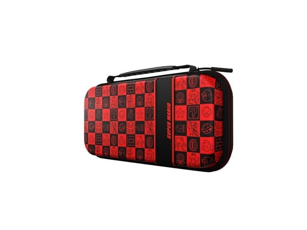 PDP Plus Glow - Eske for spillekonsoll - super icon - Super Mario - for Nintendo Switch, Nintendo Switch Lite, Nintendo Switch OLED