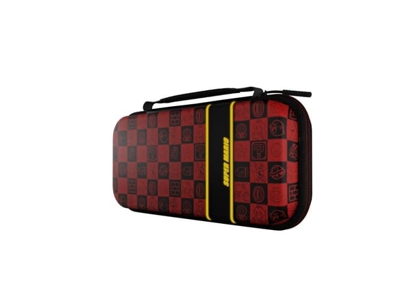 PDP Plus Glow - Eske for spillekonsoll - super icon - Super Mario - for Nintendo Switch, Nintendo Switch Lite, Nintendo Switch OLED